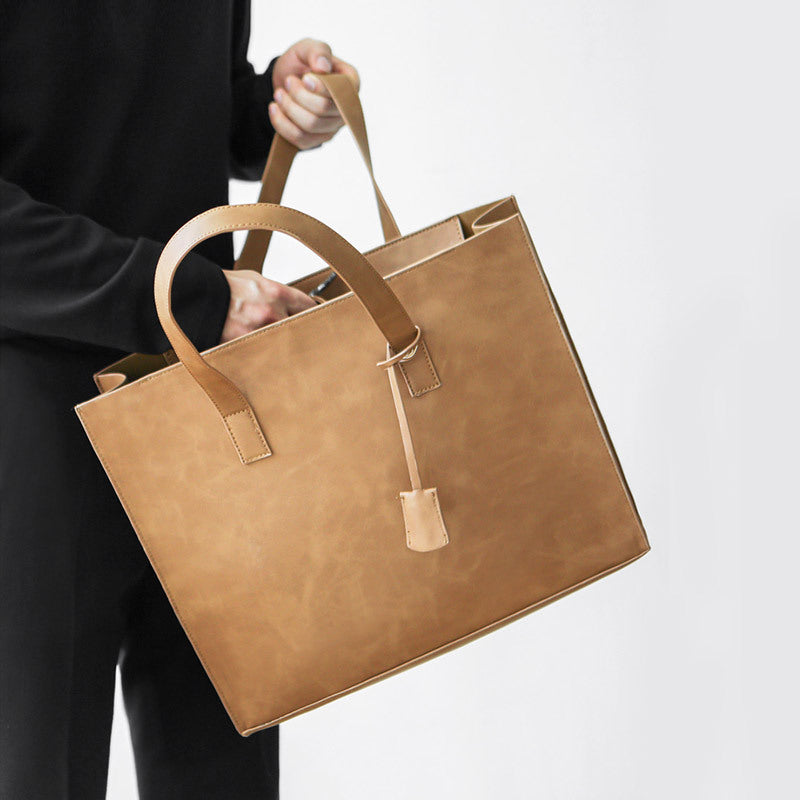 Bolsos de Hombro de Cuero para Hombre y Mujer de Estilo Urbano