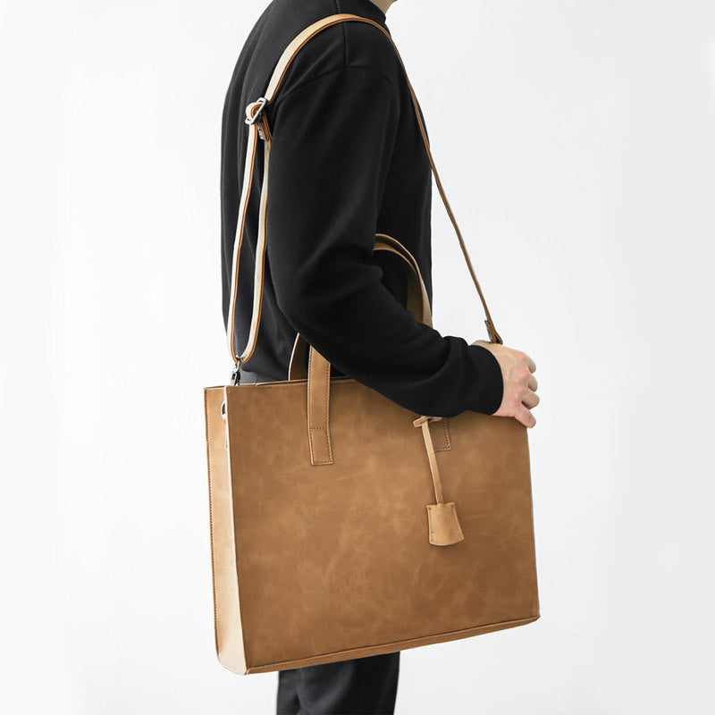 Bolsos de Hombro de Cuero para Hombre y Mujer de Estilo Urbano