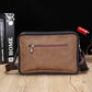 Men's Crazy Horse Leather British Vintage Trendy Men's Messenger Bags