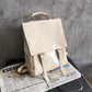 Women's Fashionable Korean Style Fashion Soft Leather Backpacks