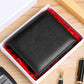 Men's First Layer Cowhide Leather Off Short Men's Wallets