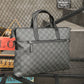 Men's Classic Classy Trendy Plaid Business Men's Handbags