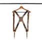 Double Camera Strap Harness- Brown