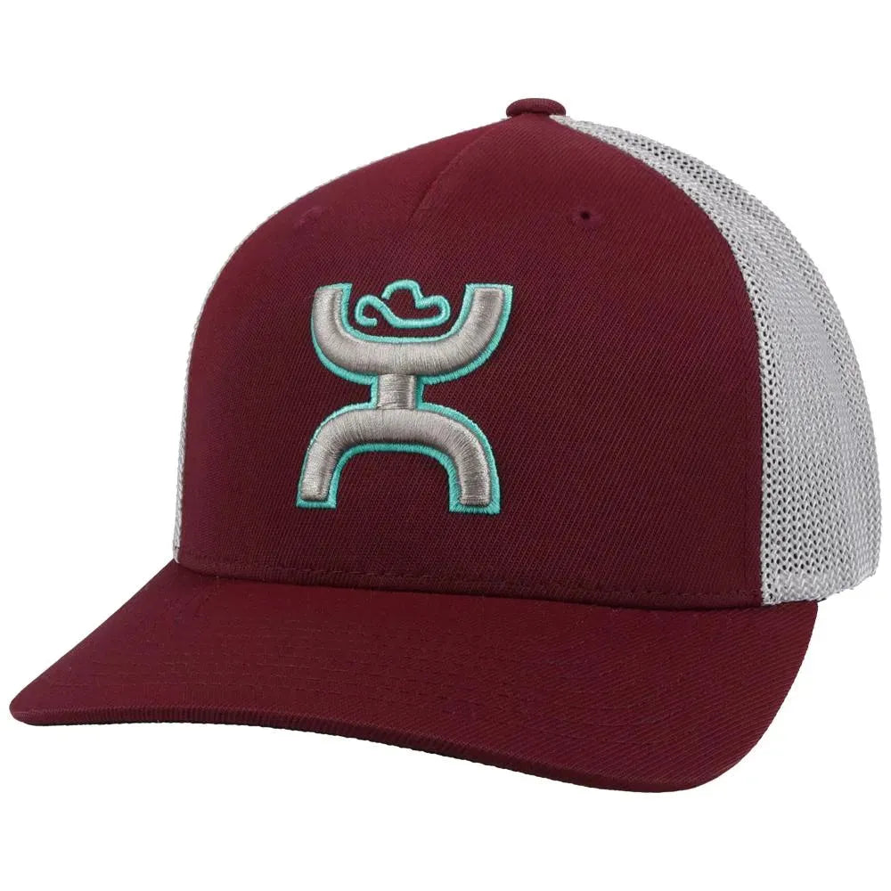 Gorra de camionero HOOey Coach (granate/gris)