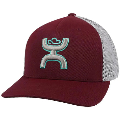 Gorra de camionero HOOey Coach (granate/gris)