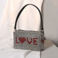 Women's Alexander Wang Rhinestone Diamond Studded Hand Full Handbags