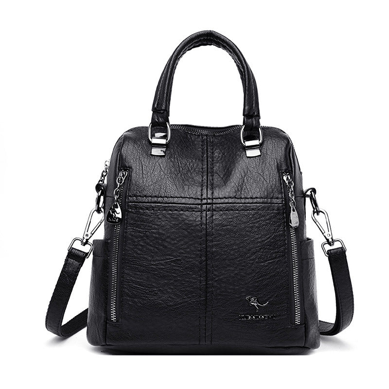 Women's Korean Style Soft Leather Fashionable One Bags