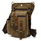 Men's Grid Riding Leg Canvas Fashion Korean Bags