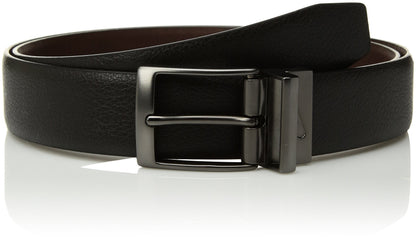 Cinturón reversible Nike para hombre Pebble Feather Edge negro/marrón 34