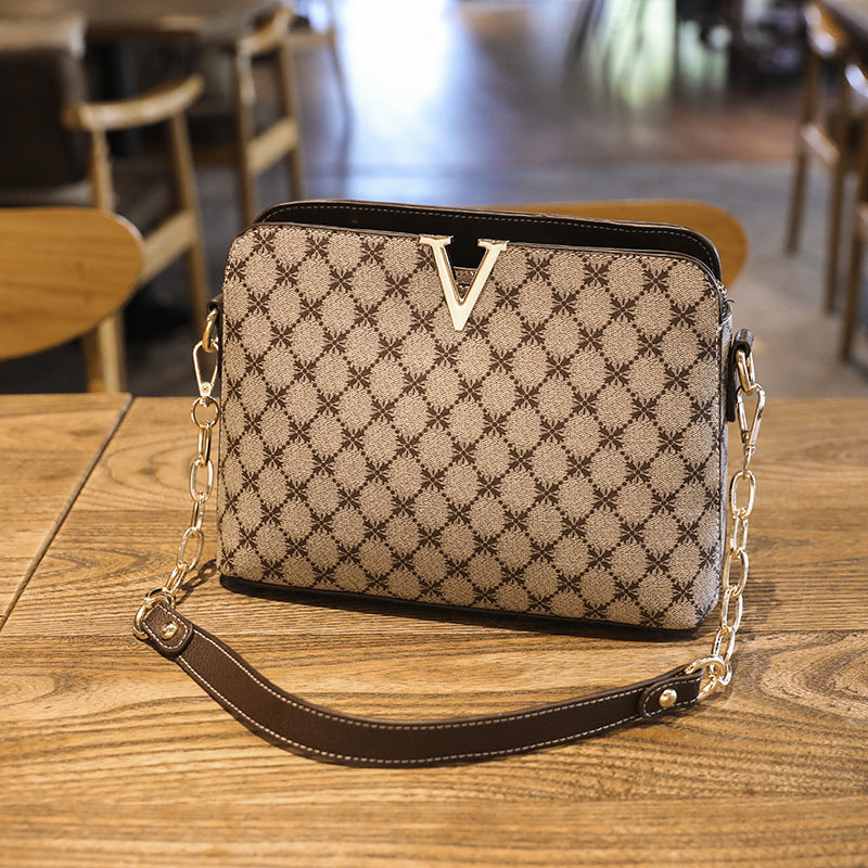 Summer Printed Fashion Retro Shell Chain Crossbody Bags