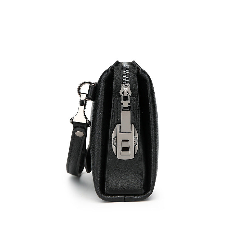Men's Upgraded Clutch Password Business Soft Leather Men's Handbags