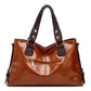 Women's Large Capacity Autumn Soft Leather Portable Handbags