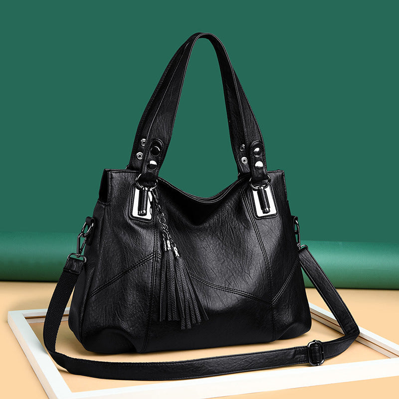 Women's Fashion Mom Large Capacity Hand Holding Shoulder Bags