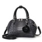 Women's Shell Crocodile Pattern Fashion Retro Shoulder Bags