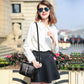 Women's Versatile Simple Oil Wax Leather Fashion Handbags