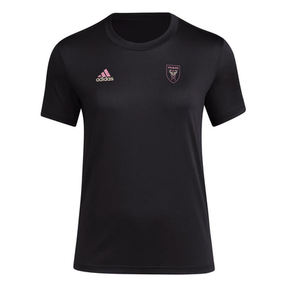 adidas Womens CF Short Sleeve Pre-Game T-Shirt Black/Club Inter De Futbol Miami XX-Large