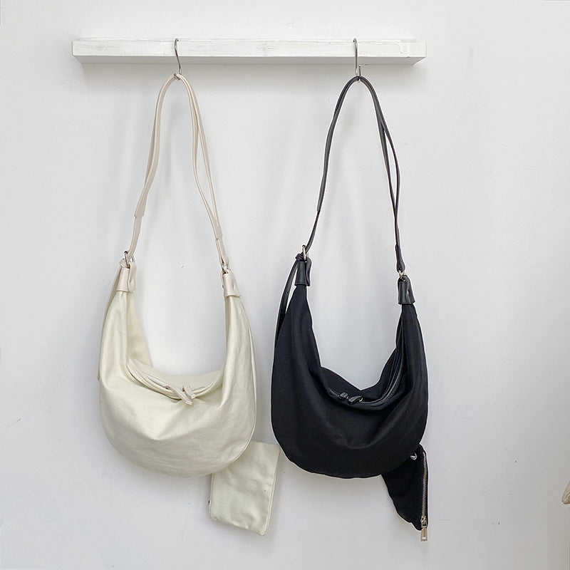 Women's Large Capacity Commuter Cloth Dumplings Niche Shoulder Bags