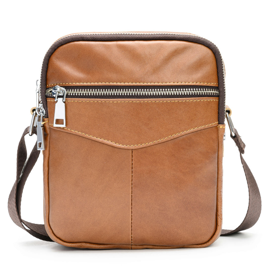 Men's Innovative First Layer Cowhide Fashion Men's Shoulder Bags