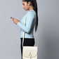 White Elegance Crossbody Sling Bag