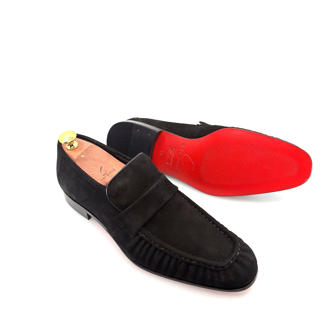 Mocasín de Ante Colección C - Negro