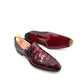 Maurice Sargeant Alligator Monkstrap - Burdeos