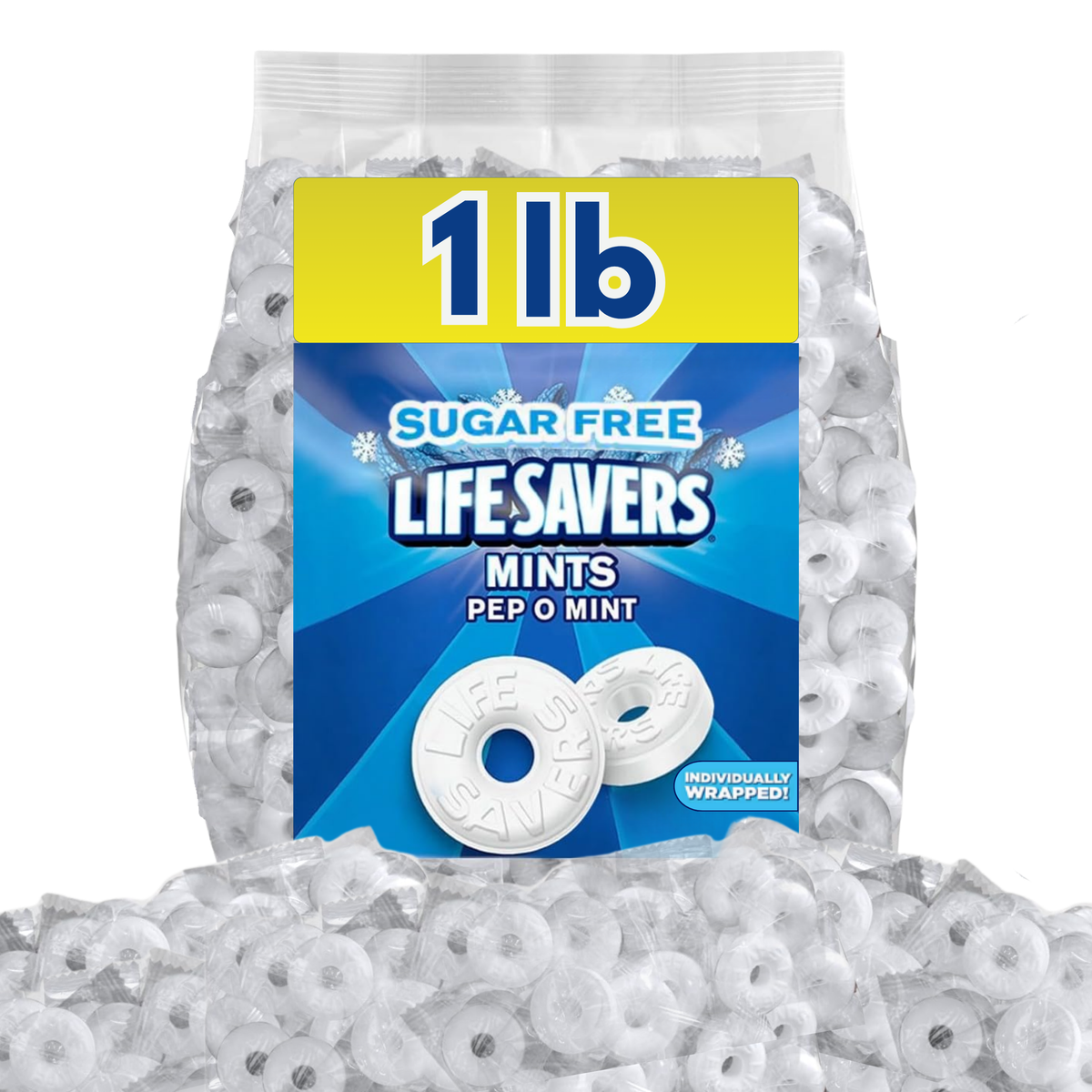 Life Savers Pastillas sin Azúcar Pep-O-Mint – Bolsa de Valor a Granel
