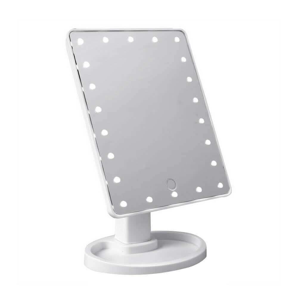 Espejo de pie de sobremesa con pantalla táctil LED de 22 pulgadas