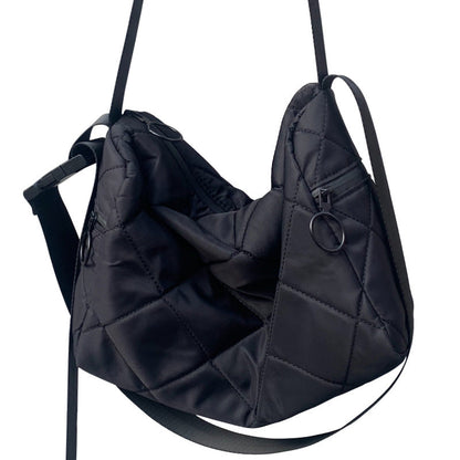 Women's Ge Rhombus Oxford Cloth Large Capacity Shoulder Bags