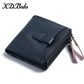 Women's Short Korean Fashion Double Zipper Soft Ladies Wallets