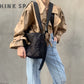 Women's Ge Rhombus Oxford Cloth Large Capacity Shoulder Bags