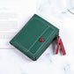 Women's Fashion Short Zip Cowhide Korean Style Ladies Wallets