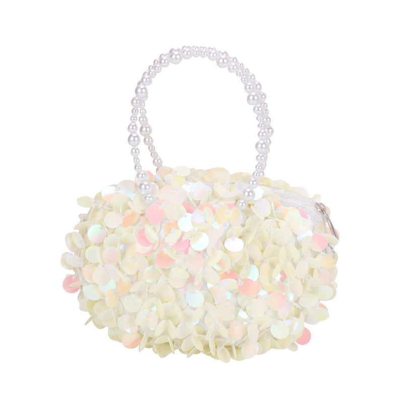 Fashion Pouch Sequin Cross Body Dinner Zipper Handbags