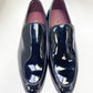 C Collection Patent Leather Loafer - Black