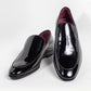 C Collection Patent Leather Loafer - Black