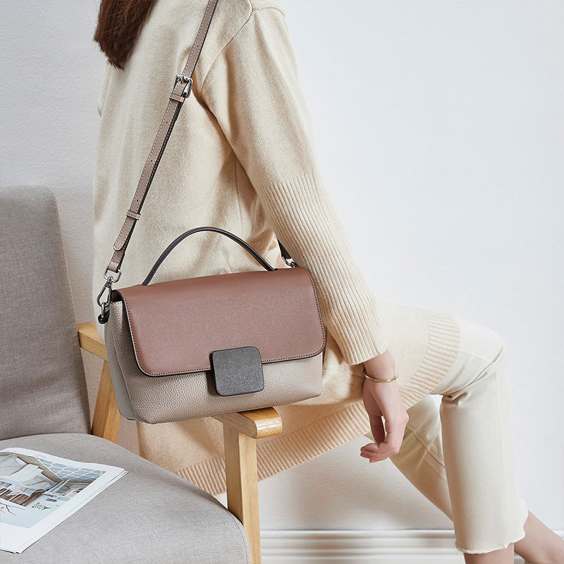 Women's Elegant Genuine Leather Fashion Cowhide Crossbody Bags