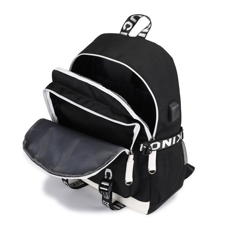 Electric Sound Cotton Candy Unisex Rechargeable Backpacks
