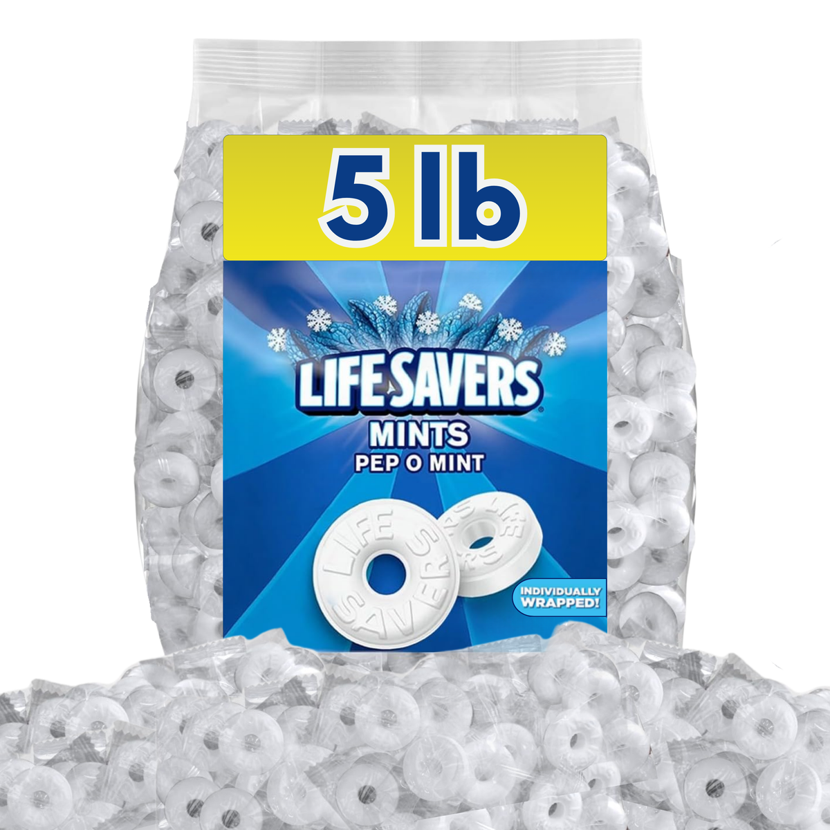 Caramelos de menta Life Savers Pep O Mint – Bolsa de gran valor