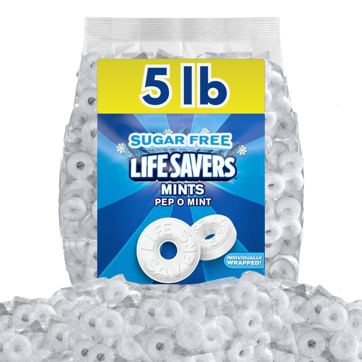 Life Savers Pastillas sin Azúcar Pep-O-Mint – Bolsa de Valor a Granel