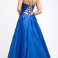Juliet 230 Stylish Back Long A-Line Satin Prom Dress with Pockets