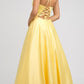 Juliet 230 Stylish Back Long A-Line Satin Prom Dress with Pockets