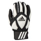 adidas Scorch Destroy 2 Youth Full Finger Linemans Gloves Black/White Medium