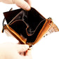Men's Swiping Multiple Slots Crazy Horse Leather Men's Wallets