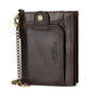 Men's Creative Leather Zip Large Capacity Purses