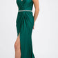 Juliet 233 Long Dress with Strappy-Back and Train