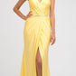 Juliet 233 Long Dress with Strappy-Back and Train