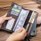 Women's Multiple Slots First Layer Cowhide Two Fold Men's Wallets