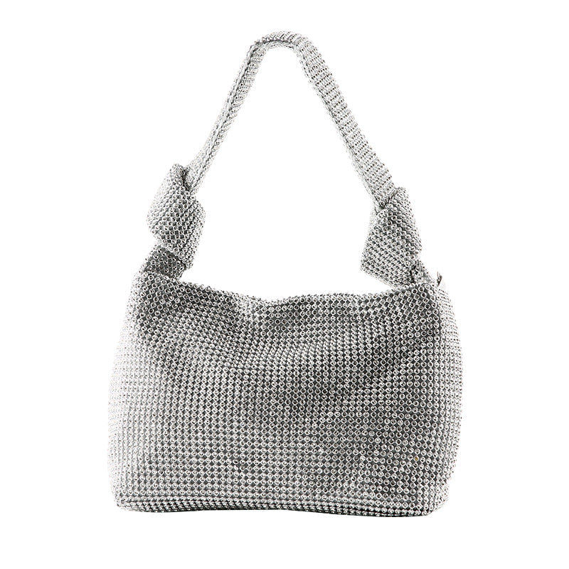 Dinner Hand Knotted Rhinestone King Full Evening Bags