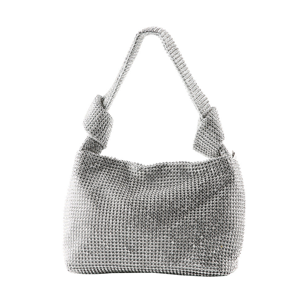 Dinner Hand Knotted Rhinestone King Full Evening Bags