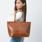 The Kim Tote Bag- Cocoa Brown
