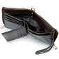 Men's Vintage 2 Fold First Layer Cowhide Coin Purses
